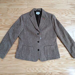 NWT UNIQLO Ines De La Fressange Soft Tweed Jacket XL